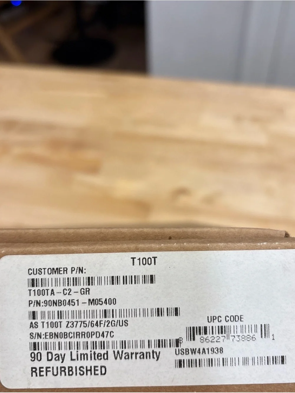 ASUS Eee Pad TF101 Mobile Docking Transformer Keyboard Brown Metallic